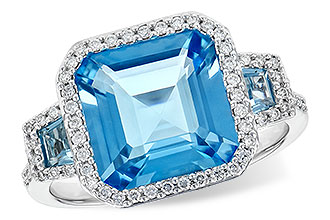 A245-25870: LDS RG 4.40 TW BLUE TOPAZ 4.60 TGW