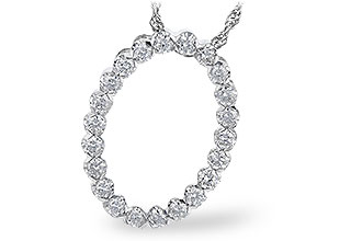 A327-95907: NECKLACE .50 TW