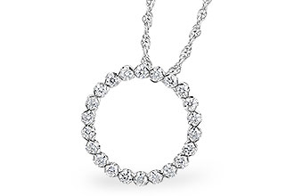 A327-96734: NECKLACE .50 TW