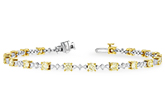 C243-42270: BRACELET 2.80 YELLOW DIA 4.01 TW