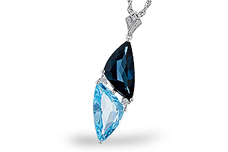 C329-74961: NECK 6.87 BLUE TOPAZ 6.97 TGW