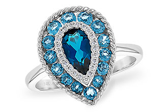 E245-22261: LDS RG 1.52 TW BLUE TOPAZ 1.60 TGW