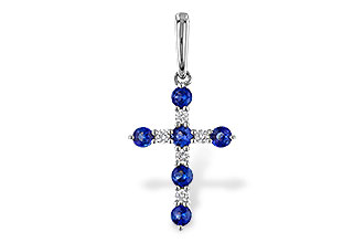 E329-74925: PENDANT .34 TW SAPP .42 TGW