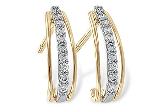 F239-74915: EARRINGS .19 TW