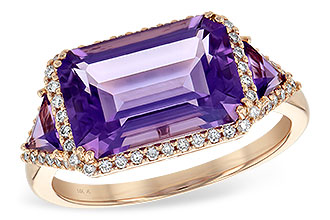 F245-19497: LDS RG 3.48 TW AMETHYST 3.70 TGW (12x8MM)