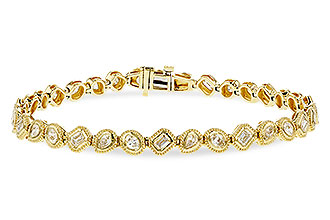 F329-80434: BRACELET 2.15 TW FANCY CUT DIAMONDS