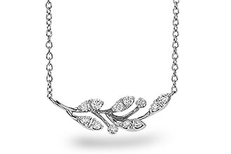 G329-75824: NECKLACE .32 TW (18")