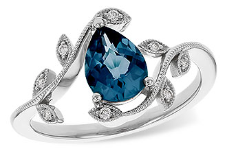 G329-76788: LDS RG 1.20 LONDON BLUE TOPAZ 1.26 TGW (8x6MM LBT)