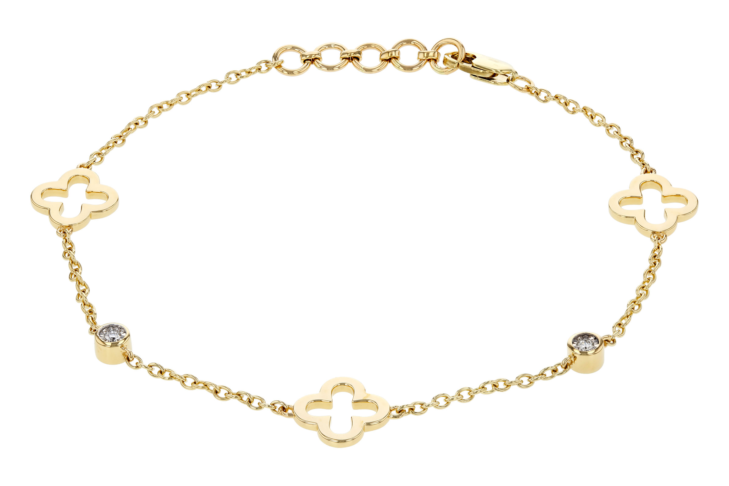 G330-64961: BRACELET .06 TW (7.25")