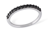 H240-66797: LDS WED RG .29 BLK DIAS TW