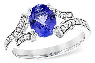 H245-24997: LDS RG 1.15 TANZANITE 1.30 TGW