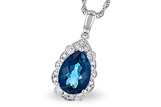 H327-97715: NECK 2.25 LONDON BLUE TOPAZ 2.40 TGW