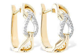 H327-98615: EARRINGS .15 TW