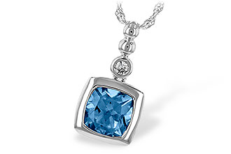 K244-32224: NECK 1.45 BLUE TOPAZ 1.49 TGW