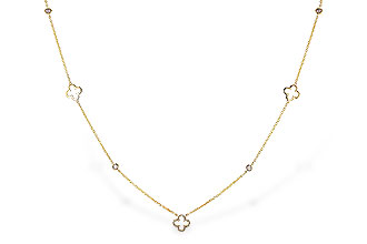 K329-74961: NECKLACE .20 TW (18")
