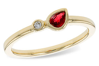 L329-74979: LDS RG .24 RUBY .26 TGW