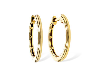 L329-80379: GOLD EARRINGS (16MM)