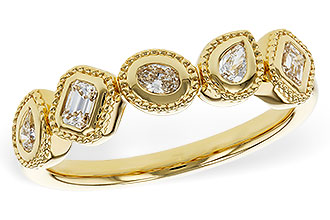 L329-80442: LDS DIA WED RG .34 TW FANCY CUT DIAS