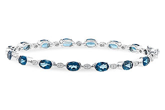 M245-24088: BRACELET 7.20 LONDON BLUE TOPAZ 7.36 TGW