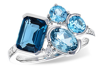 M327-97679: LDS RG 3.08 BLUE TOPAZ TW 3.15 TGW