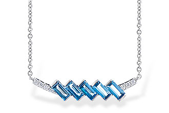 M327-98615: NECK .75 LONDON BLUE TOPAZ .80 TGW